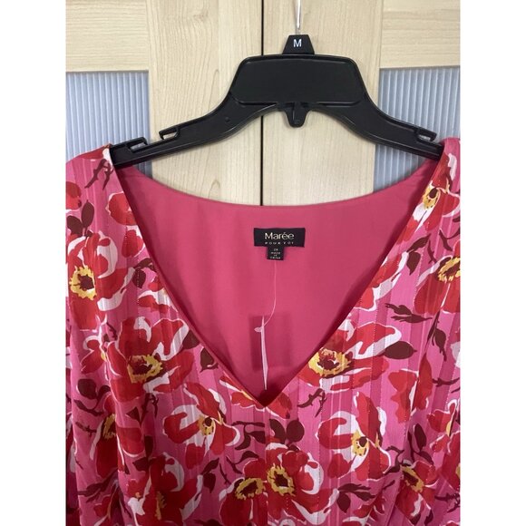 Maree Pour Toi Women's Maxi Dress Plus Sz 26 Ruffles Party Wedding Casual  Boho - Picture 3 of 6